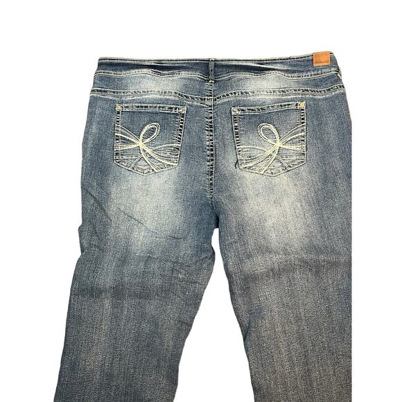 Wallflower Plus Size Womens Jeans 24 Regular Luscious Curvy Fit - Picture 8 of 9